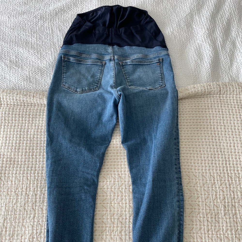Madewell Size 27 Maternity Skinny Crop Jeans Tencel